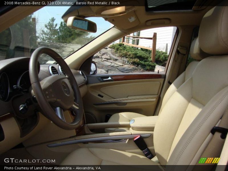 Barolo Red Metallic / Black 2008 Mercedes-Benz GL 320 CDI 4Matic