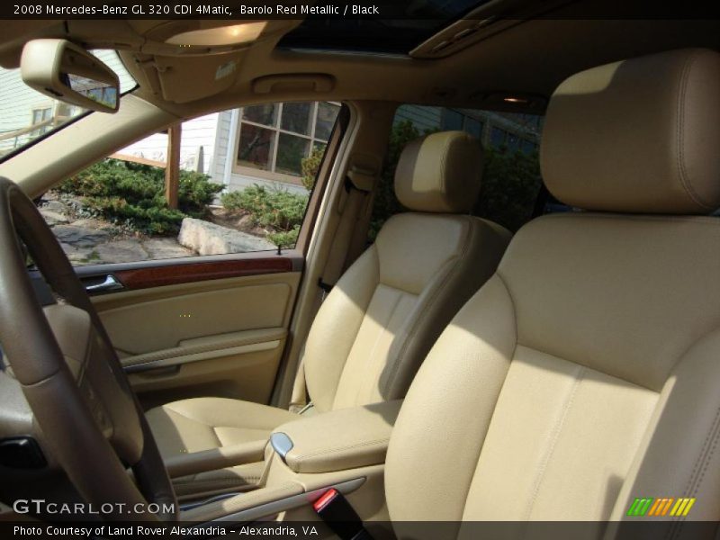 Barolo Red Metallic / Black 2008 Mercedes-Benz GL 320 CDI 4Matic