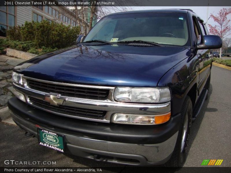 Indigo Blue Metallic / Tan/Neutral 2001 Chevrolet Tahoe LT 4x4