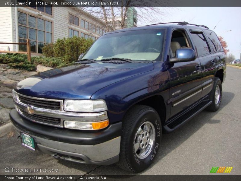 Indigo Blue Metallic / Tan/Neutral 2001 Chevrolet Tahoe LT 4x4