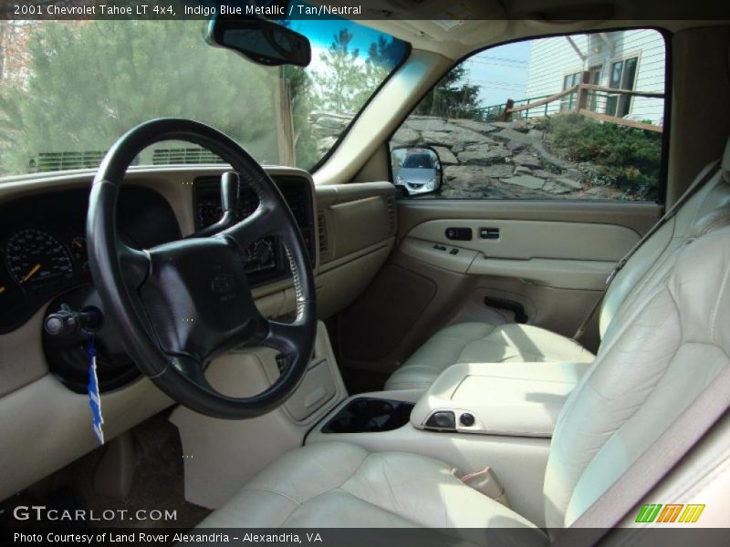 Indigo Blue Metallic / Tan/Neutral 2001 Chevrolet Tahoe LT 4x4
