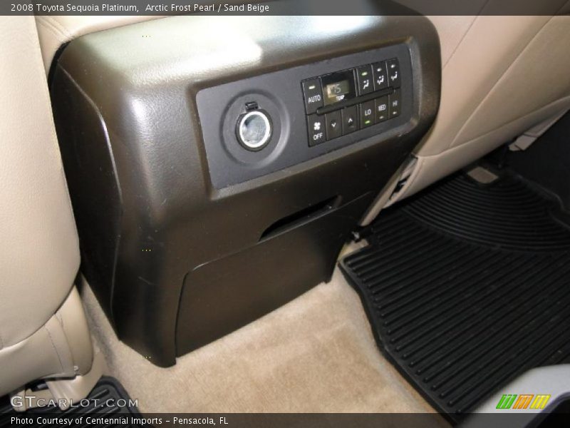 Arctic Frost Pearl / Sand Beige 2008 Toyota Sequoia Platinum