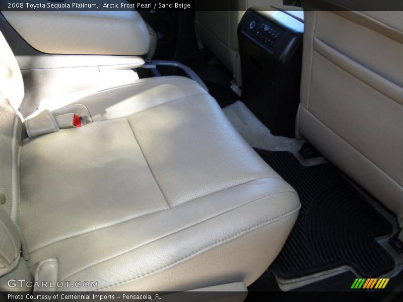 Arctic Frost Pearl / Sand Beige 2008 Toyota Sequoia Platinum