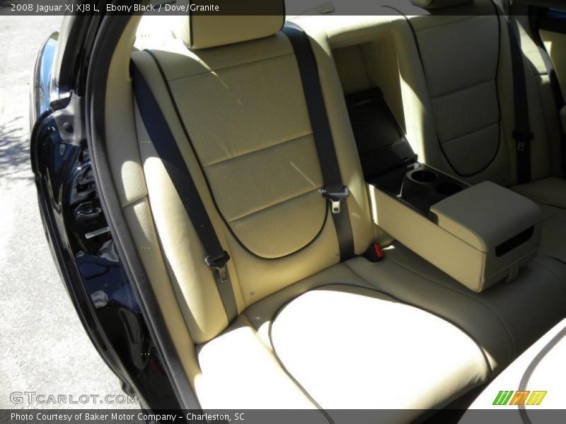 Ebony Black / Dove/Granite 2008 Jaguar XJ XJ8 L