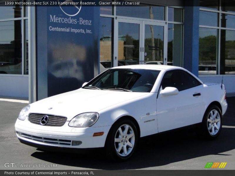 Glacier White / Charcoal 1999 Mercedes-Benz SLK 230 Kompressor Roadster