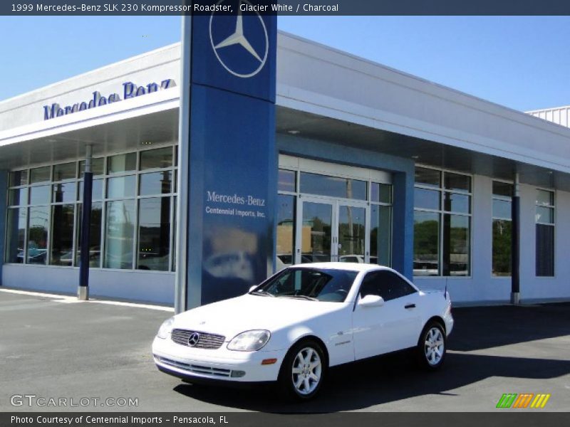 Glacier White / Charcoal 1999 Mercedes-Benz SLK 230 Kompressor Roadster