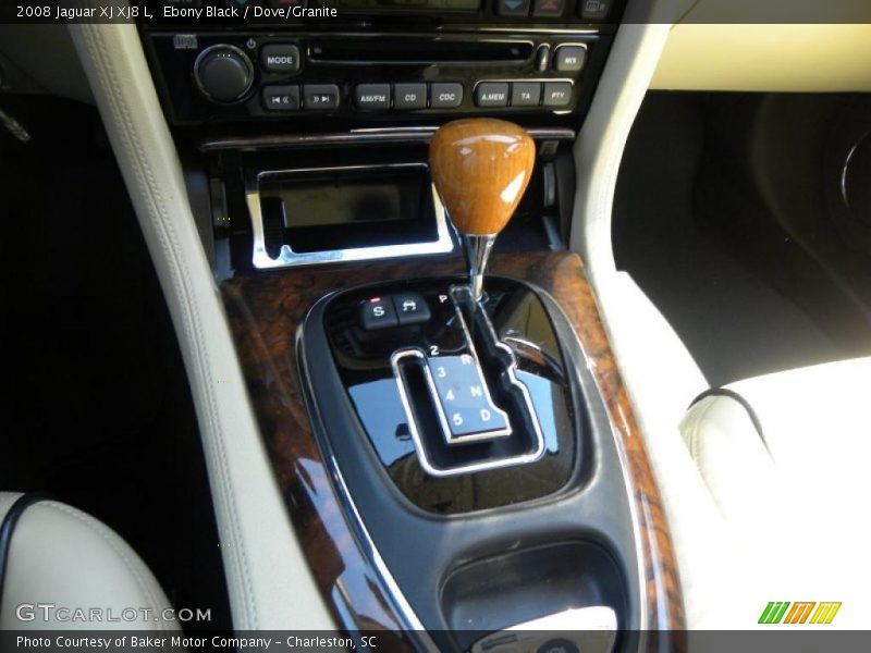 Ebony Black / Dove/Granite 2008 Jaguar XJ XJ8 L