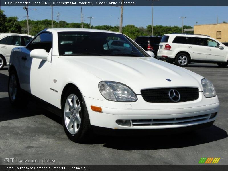 Glacier White / Charcoal 1999 Mercedes-Benz SLK 230 Kompressor Roadster