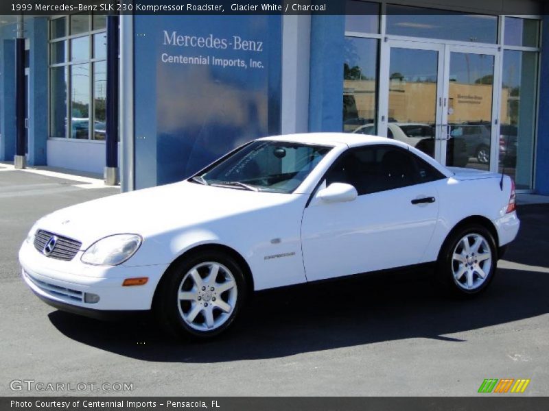 Glacier White / Charcoal 1999 Mercedes-Benz SLK 230 Kompressor Roadster