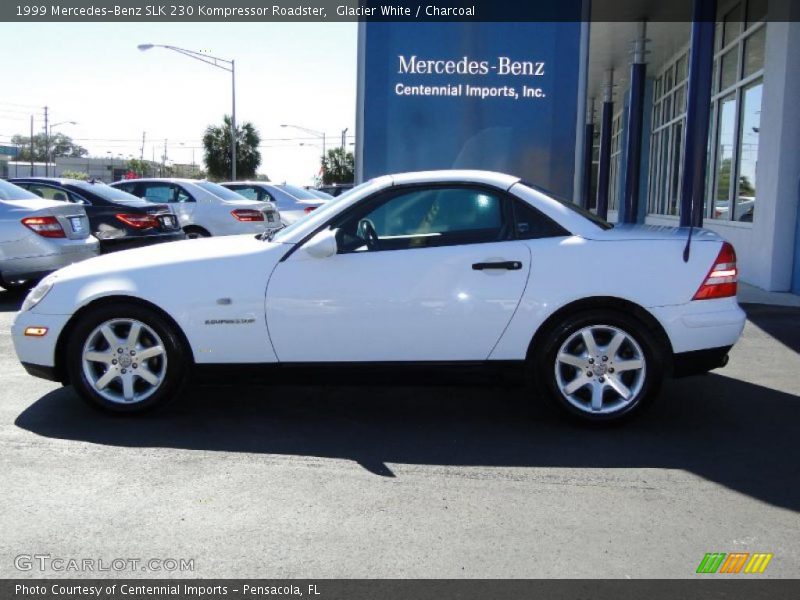 Glacier White / Charcoal 1999 Mercedes-Benz SLK 230 Kompressor Roadster