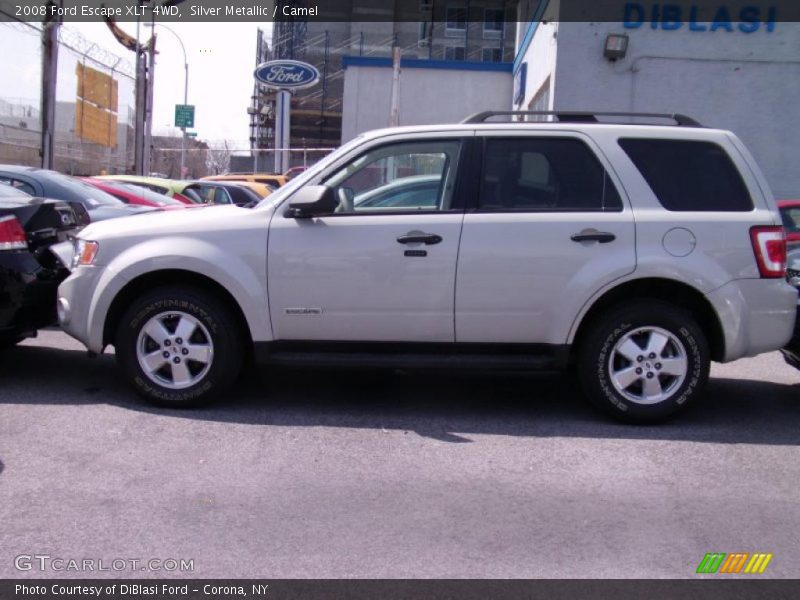 Silver Metallic / Camel 2008 Ford Escape XLT 4WD