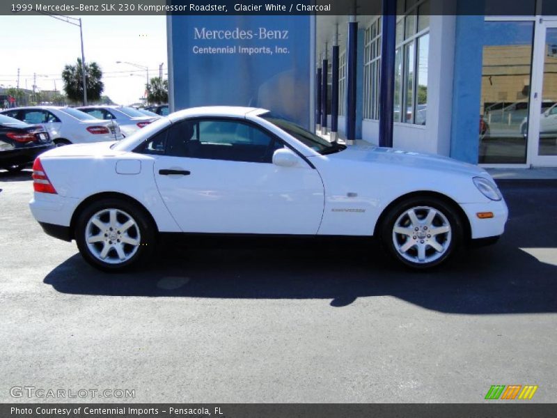 Glacier White / Charcoal 1999 Mercedes-Benz SLK 230 Kompressor Roadster