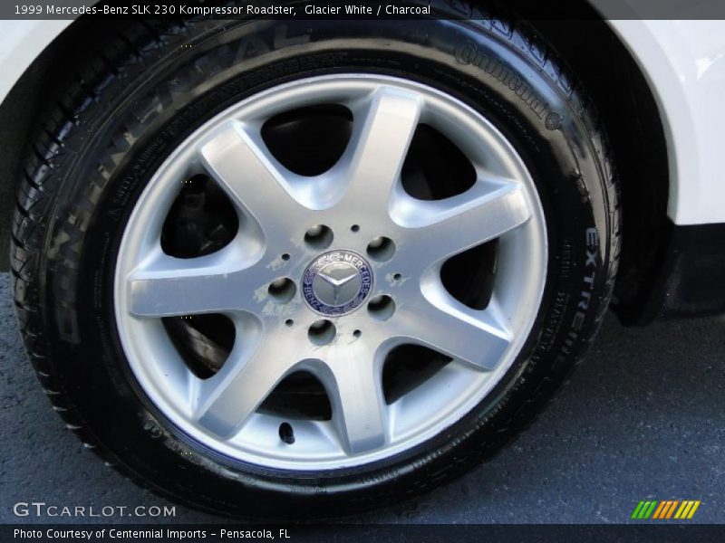 Glacier White / Charcoal 1999 Mercedes-Benz SLK 230 Kompressor Roadster