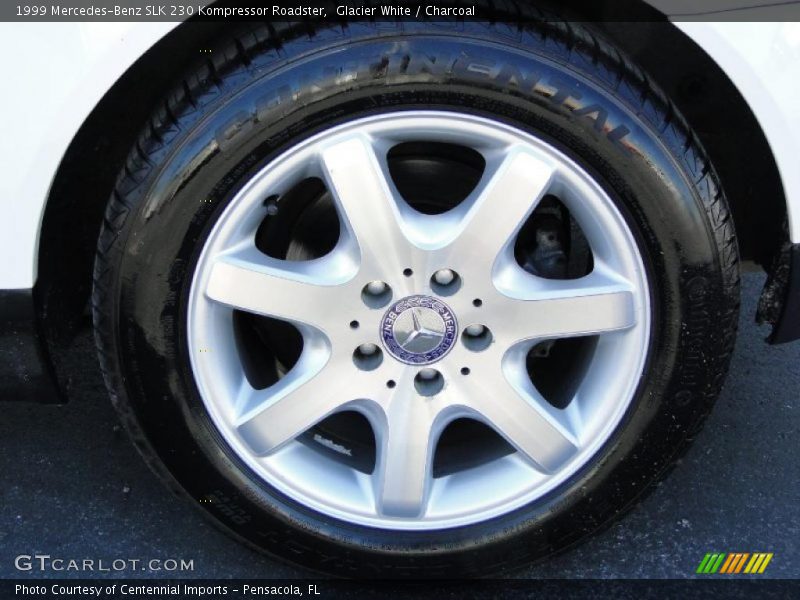 Glacier White / Charcoal 1999 Mercedes-Benz SLK 230 Kompressor Roadster