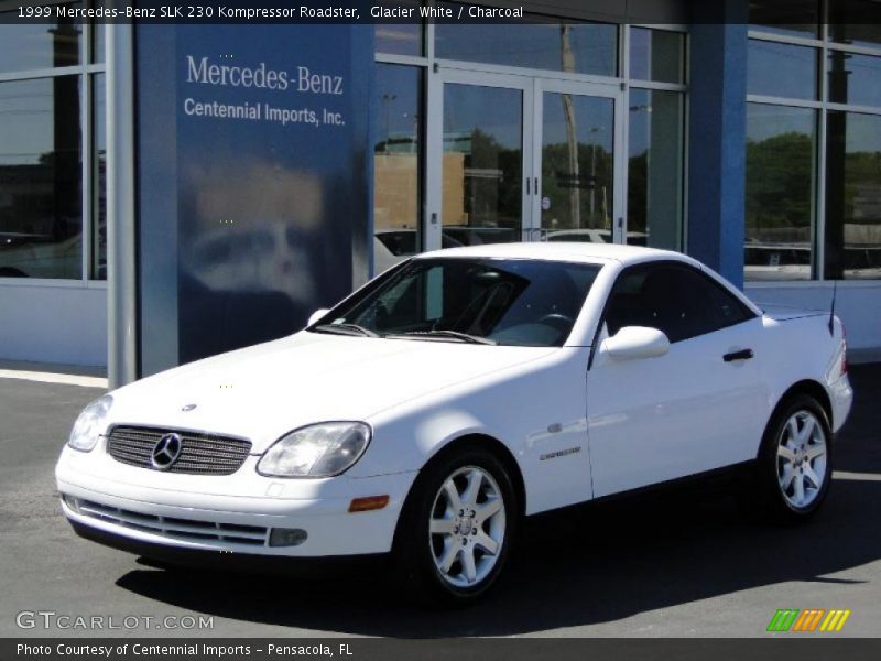 Glacier White / Charcoal 1999 Mercedes-Benz SLK 230 Kompressor Roadster