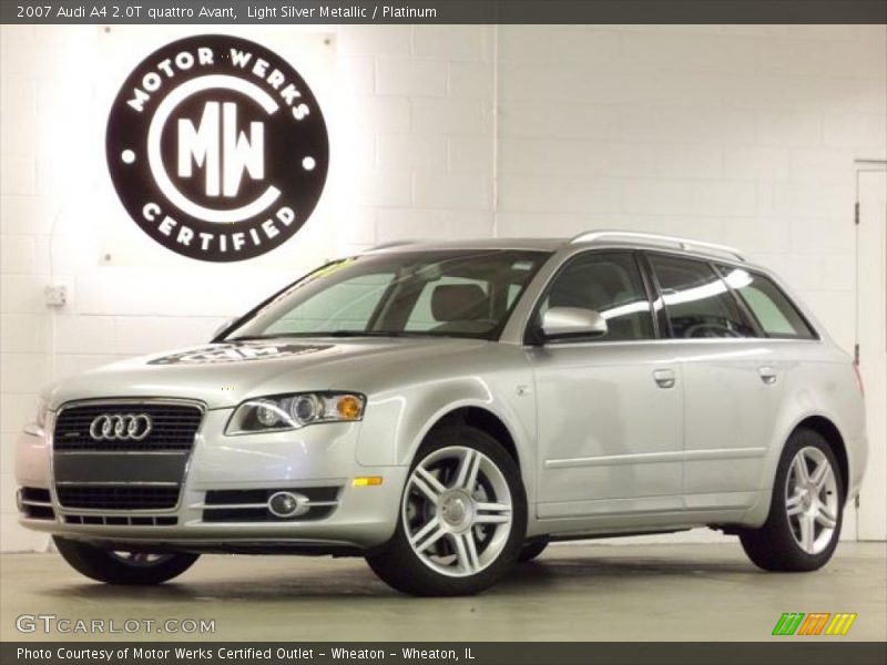 Light Silver Metallic / Platinum 2007 Audi A4 2.0T quattro Avant