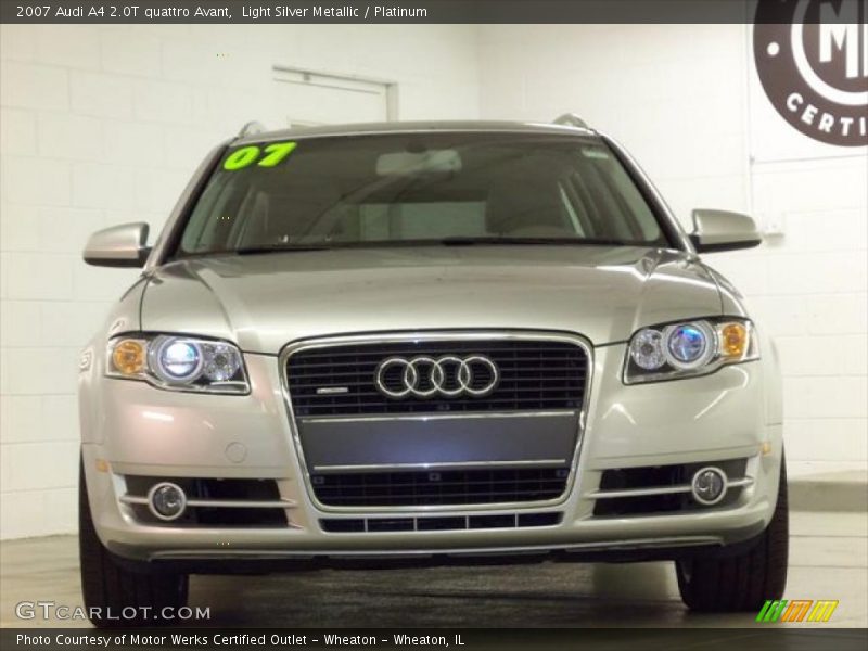 Light Silver Metallic / Platinum 2007 Audi A4 2.0T quattro Avant