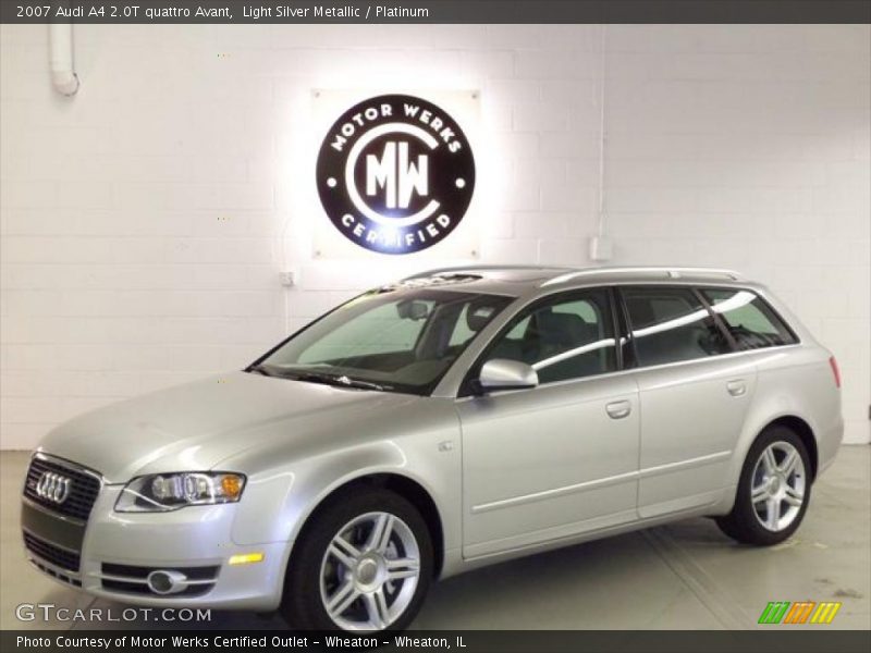 Light Silver Metallic / Platinum 2007 Audi A4 2.0T quattro Avant