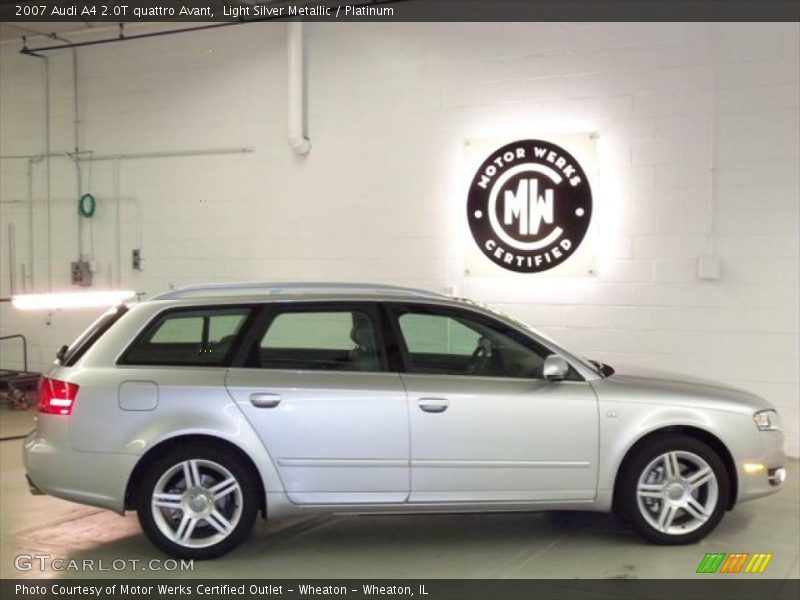 Light Silver Metallic / Platinum 2007 Audi A4 2.0T quattro Avant