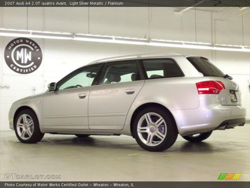 Light Silver Metallic / Platinum 2007 Audi A4 2.0T quattro Avant