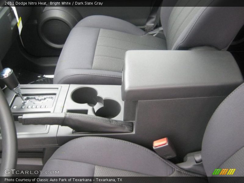 Bright White / Dark Slate Gray 2011 Dodge Nitro Heat