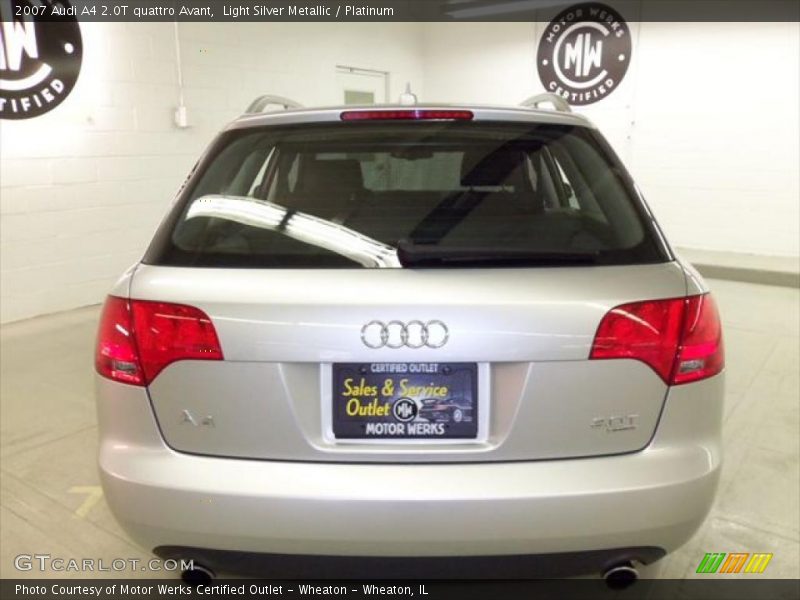 Light Silver Metallic / Platinum 2007 Audi A4 2.0T quattro Avant