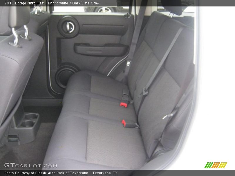 Bright White / Dark Slate Gray 2011 Dodge Nitro Heat