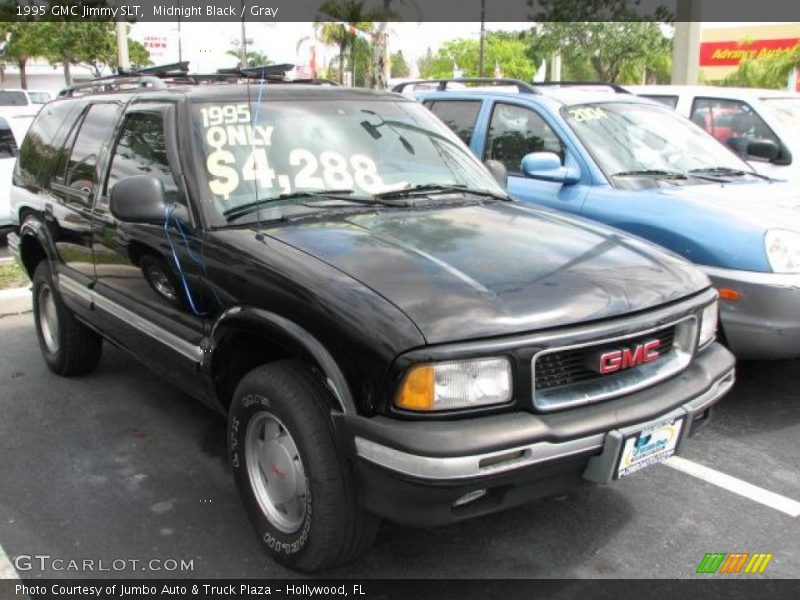 Midnight Black / Gray 1995 GMC Jimmy SLT