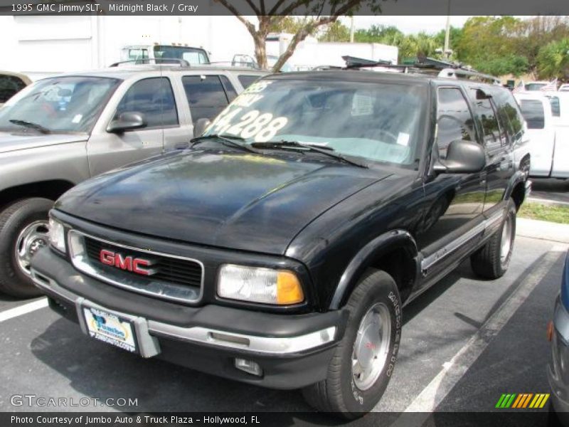 Midnight Black / Gray 1995 GMC Jimmy SLT