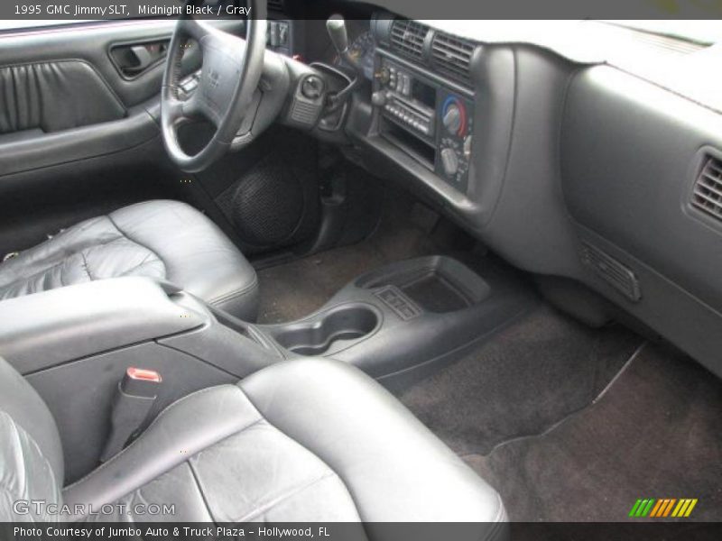 Midnight Black / Gray 1995 GMC Jimmy SLT