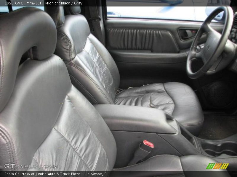 Midnight Black / Gray 1995 GMC Jimmy SLT