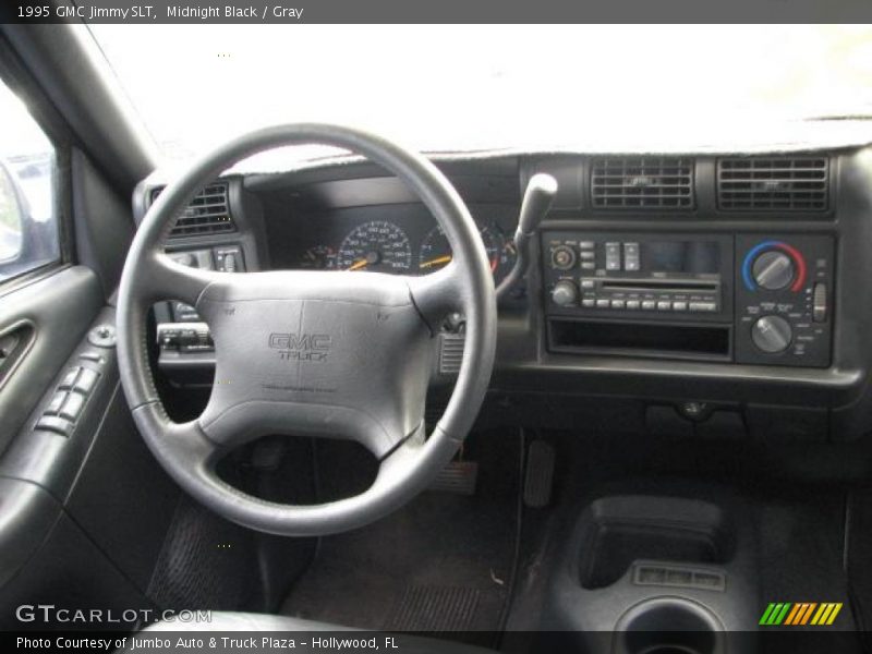 Midnight Black / Gray 1995 GMC Jimmy SLT