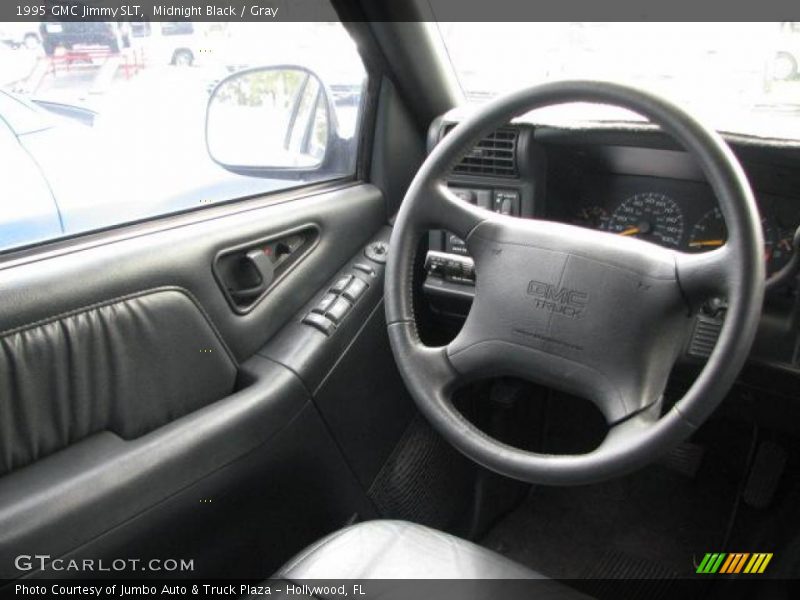 Midnight Black / Gray 1995 GMC Jimmy SLT