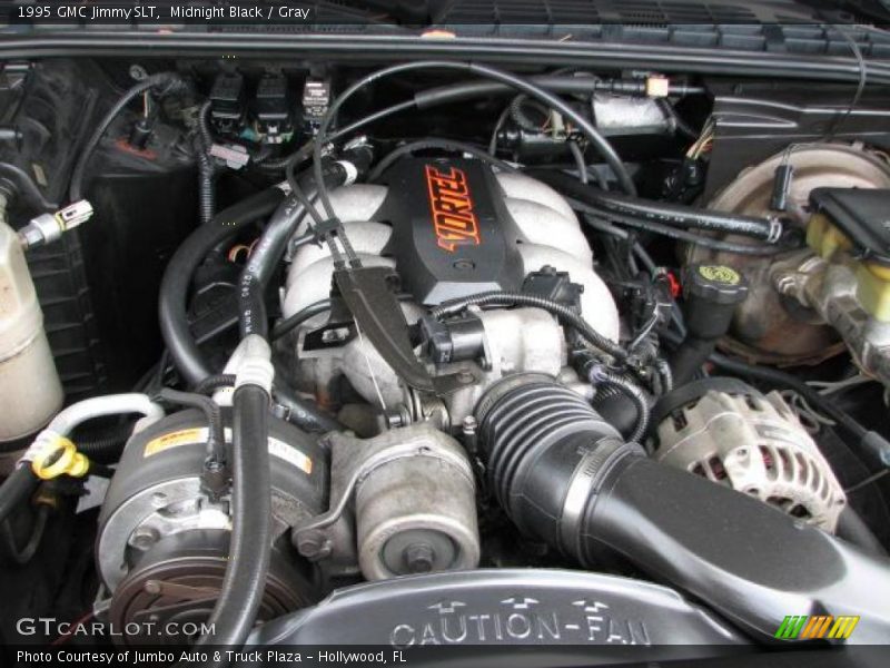 Midnight Black / Gray 1995 GMC Jimmy SLT