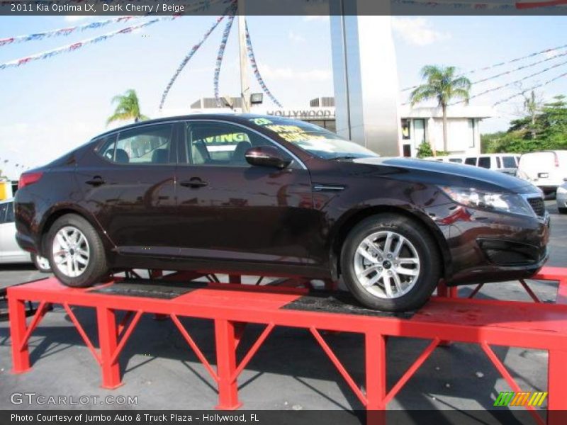 Dark Cherry / Beige 2011 Kia Optima LX