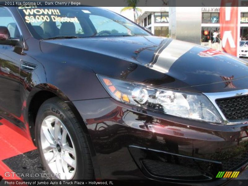 Dark Cherry / Beige 2011 Kia Optima LX