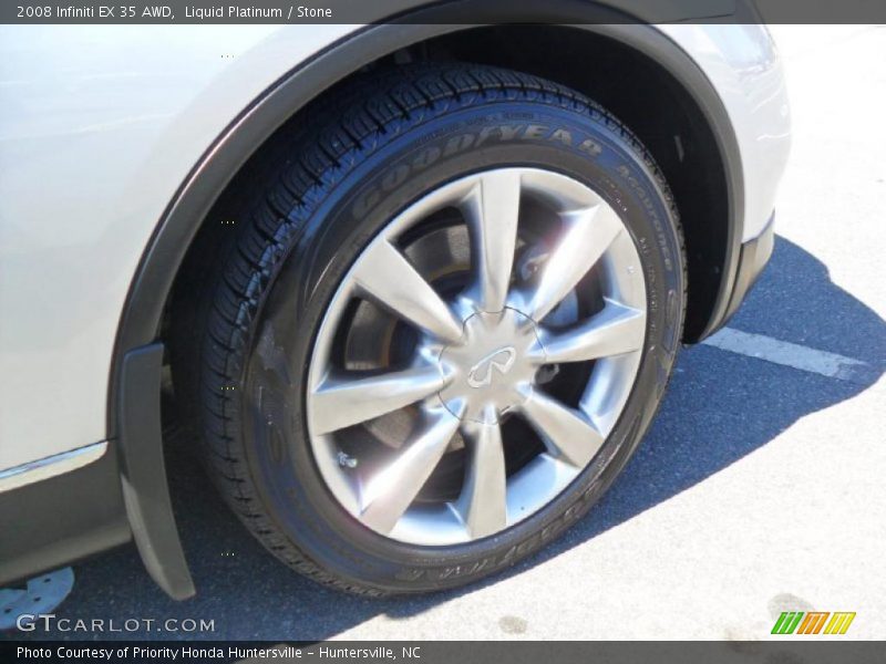 Liquid Platinum / Stone 2008 Infiniti EX 35 AWD