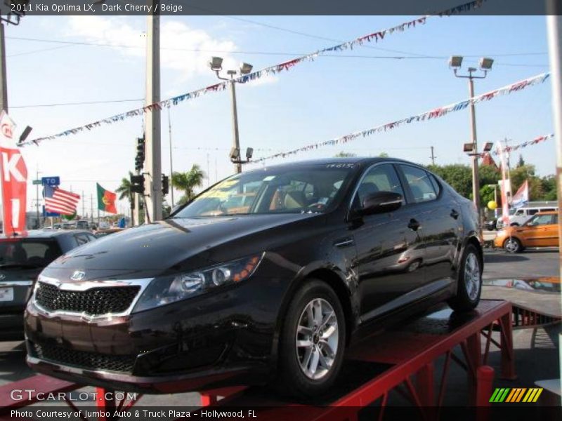 Dark Cherry / Beige 2011 Kia Optima LX