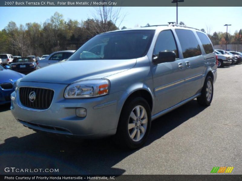 Polar Blue Metallic / Medium Gray 2007 Buick Terraza CX Plus