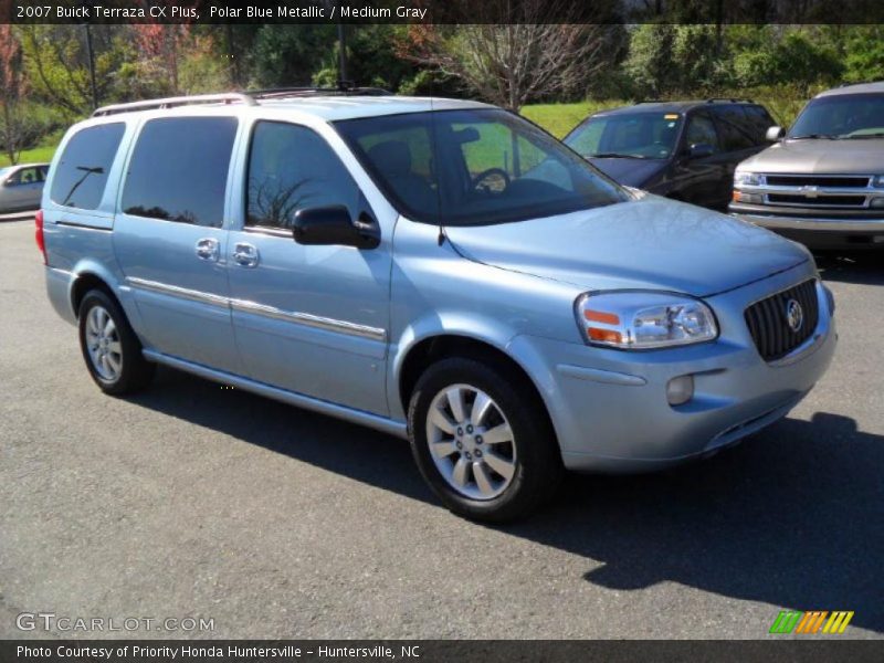 Polar Blue Metallic / Medium Gray 2007 Buick Terraza CX Plus