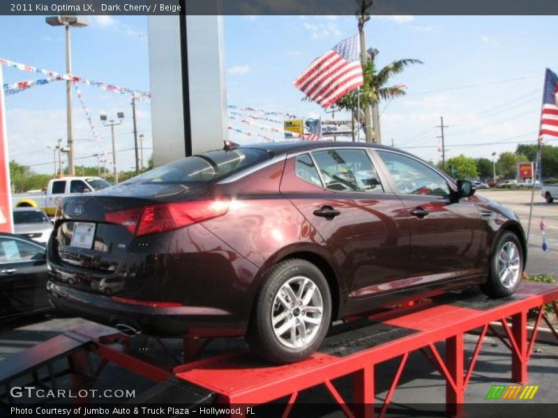 Dark Cherry / Beige 2011 Kia Optima LX