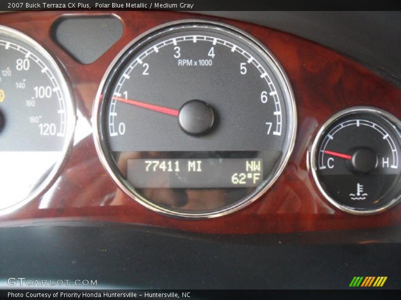 Polar Blue Metallic / Medium Gray 2007 Buick Terraza CX Plus