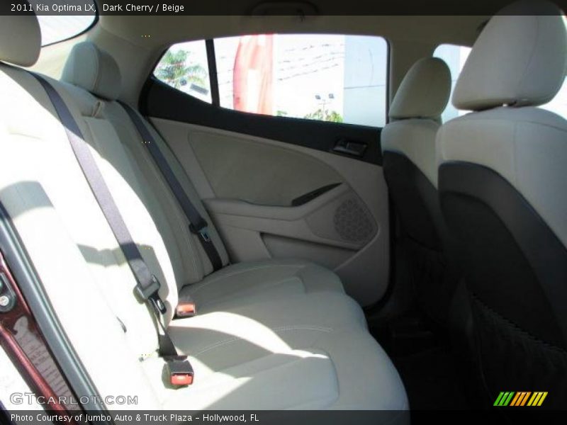 Dark Cherry / Beige 2011 Kia Optima LX