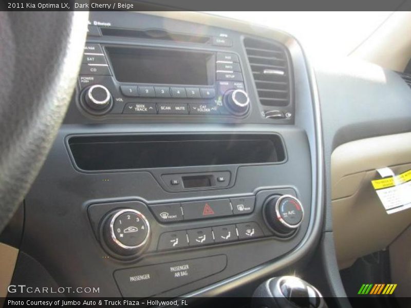 Dark Cherry / Beige 2011 Kia Optima LX