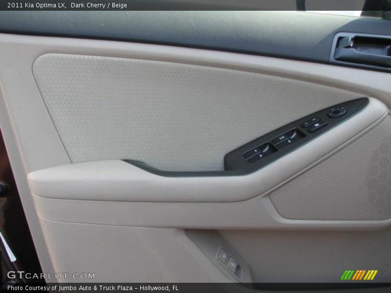 Dark Cherry / Beige 2011 Kia Optima LX