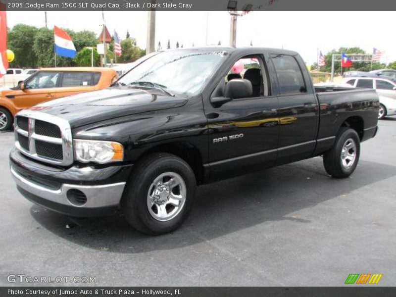 Black / Dark Slate Gray 2005 Dodge Ram 1500 SLT Quad Cab