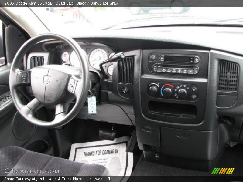 Black / Dark Slate Gray 2005 Dodge Ram 1500 SLT Quad Cab