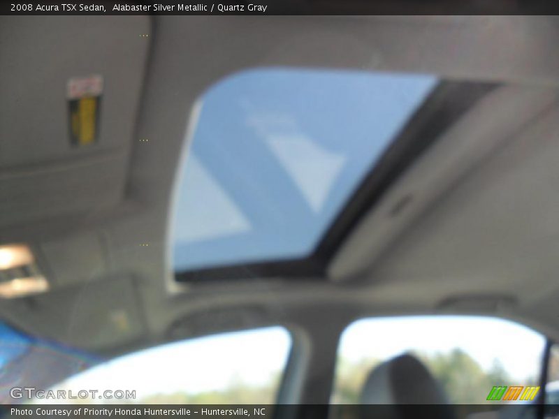 Alabaster Silver Metallic / Quartz Gray 2008 Acura TSX Sedan