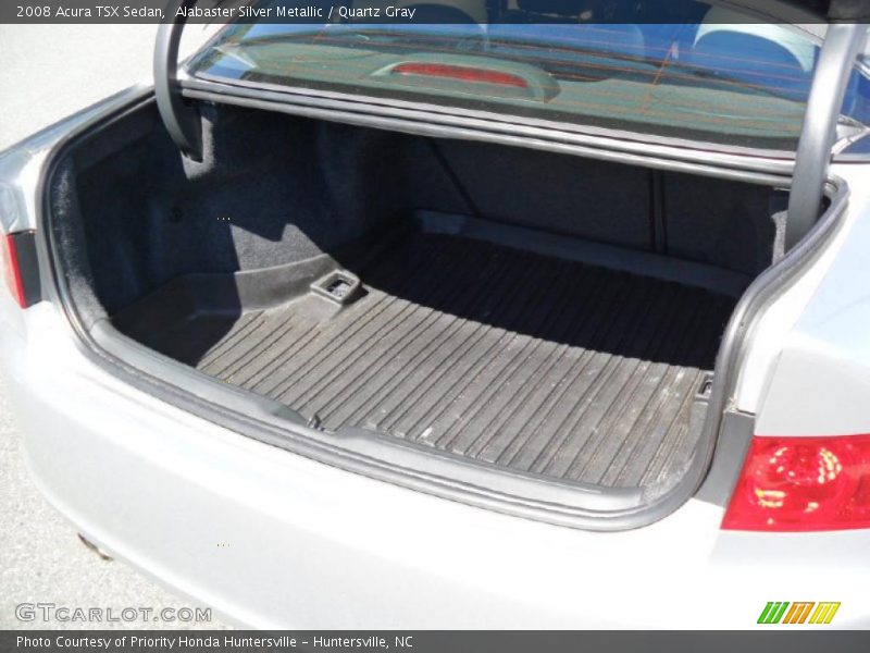 Alabaster Silver Metallic / Quartz Gray 2008 Acura TSX Sedan