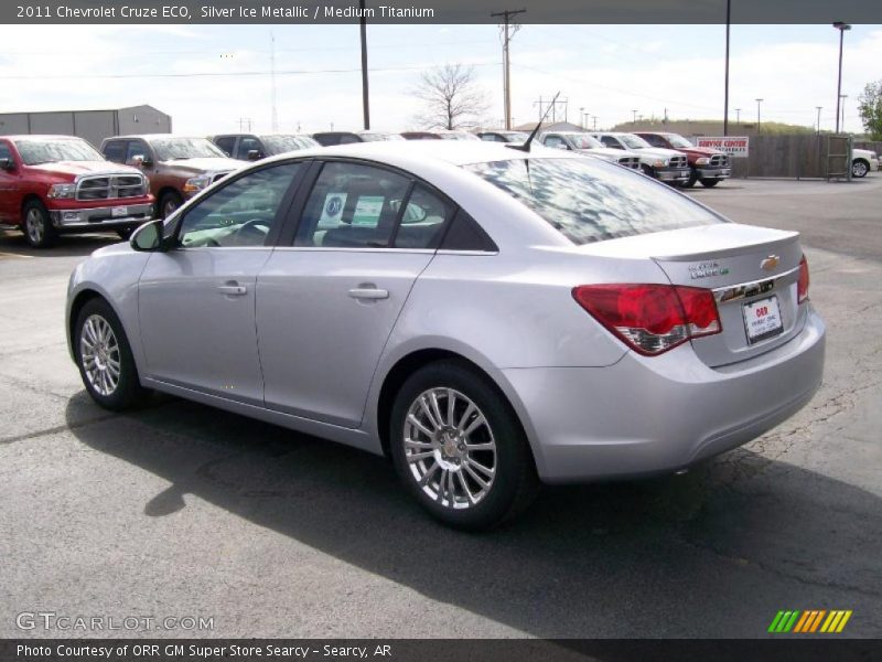 Silver Ice Metallic / Medium Titanium 2011 Chevrolet Cruze ECO